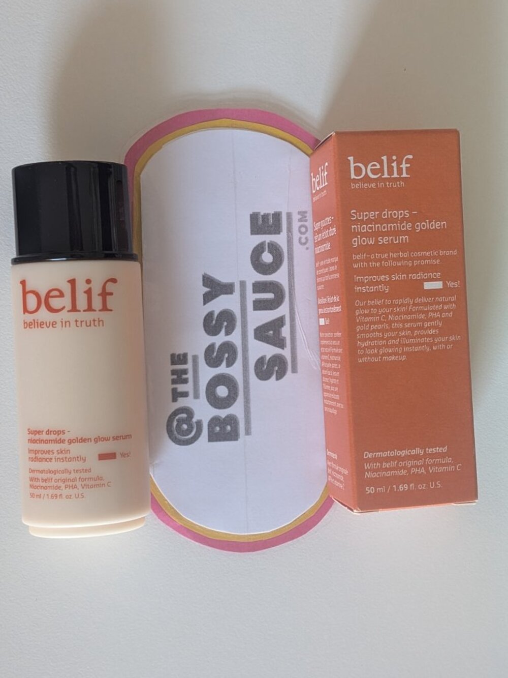 belif Super Drops Niacinamide and Vitamin C Golden Glow Serum